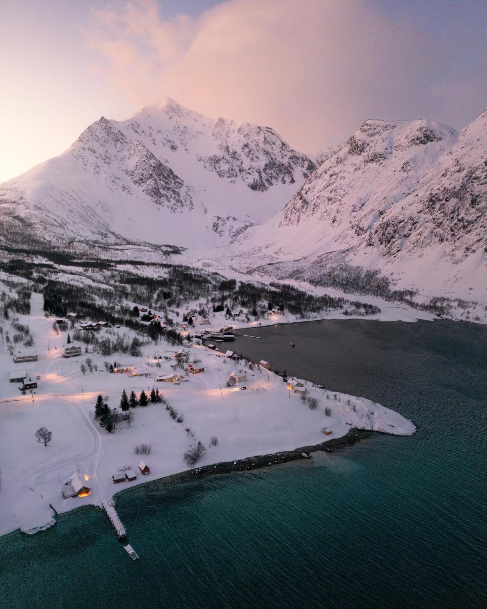 Lyngen Aurora House Vila Koppangen Exterior foto